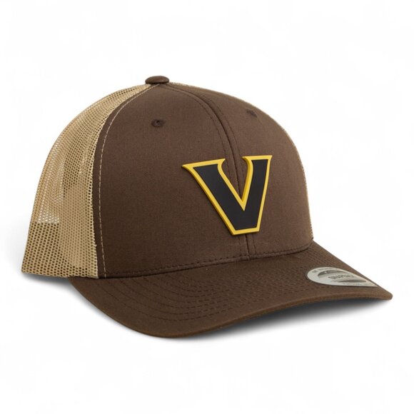 Vanderbilt Commodores Black YP Snapback Hat- Brown/ Tan - Picture 1 of 3